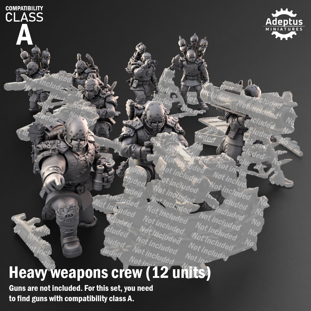 Dark Krocs Heavy Weapon Teams