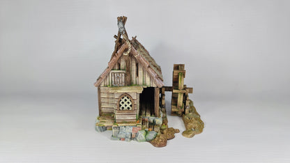 The Frost 2 - Watermill - Wargaming Terrain 28mm - Printed on FDM Bambu Lab X1 Carbon (Custom Order)