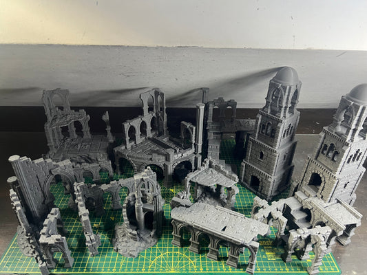 Frost Guard Ruins - Wargaming Terrain 28mm - Printed on FDM Bambu Lab X1 Carbon (Custom Order)