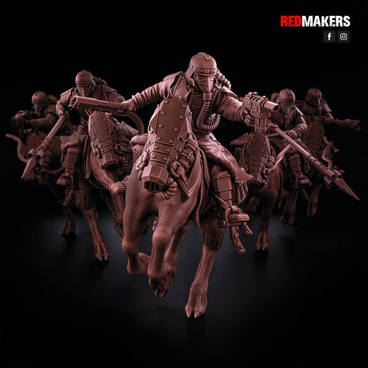 Red Makers - Death Division Cavalry - Dynamic Poses x5 (Custom Order)