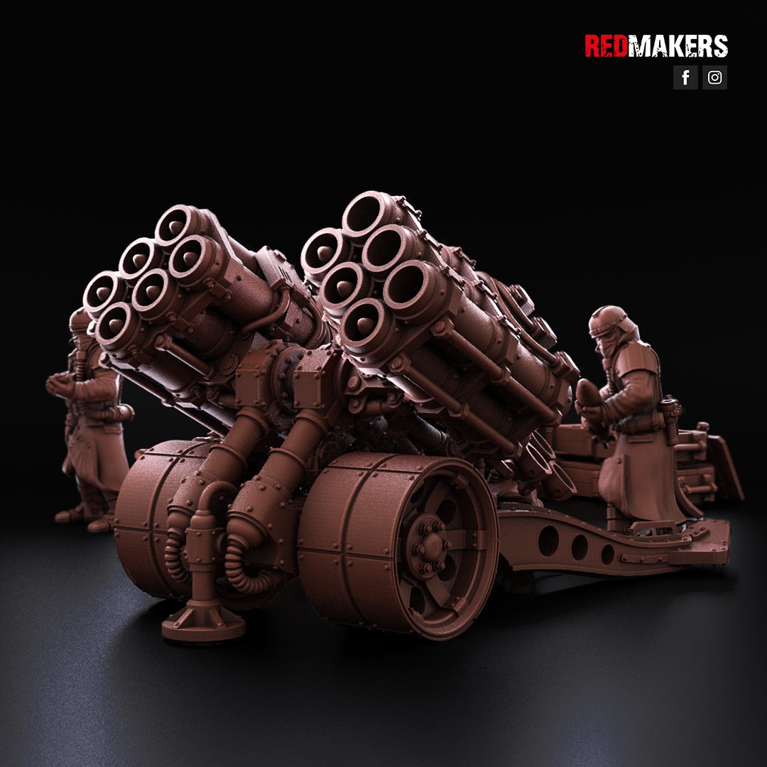 Red Makers - Death Squad Field Artillery - Three Options (Custom Order)