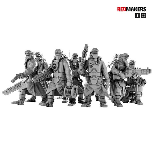 Red Makers - Death Squad Engineers x10 (Custom Order)