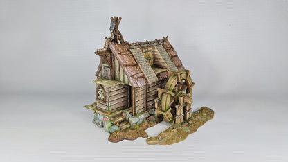 The Frost 2 - Watermill - Wargaming Terrain 28mm - Printed on FDM Bambu Lab X1 Carbon (Custom Order)