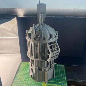 Control Tower - Outpost 12 - Wargaming Terrain 28mm - Printed on FDM Bambu Lab X1 Carbon (Custom Order)