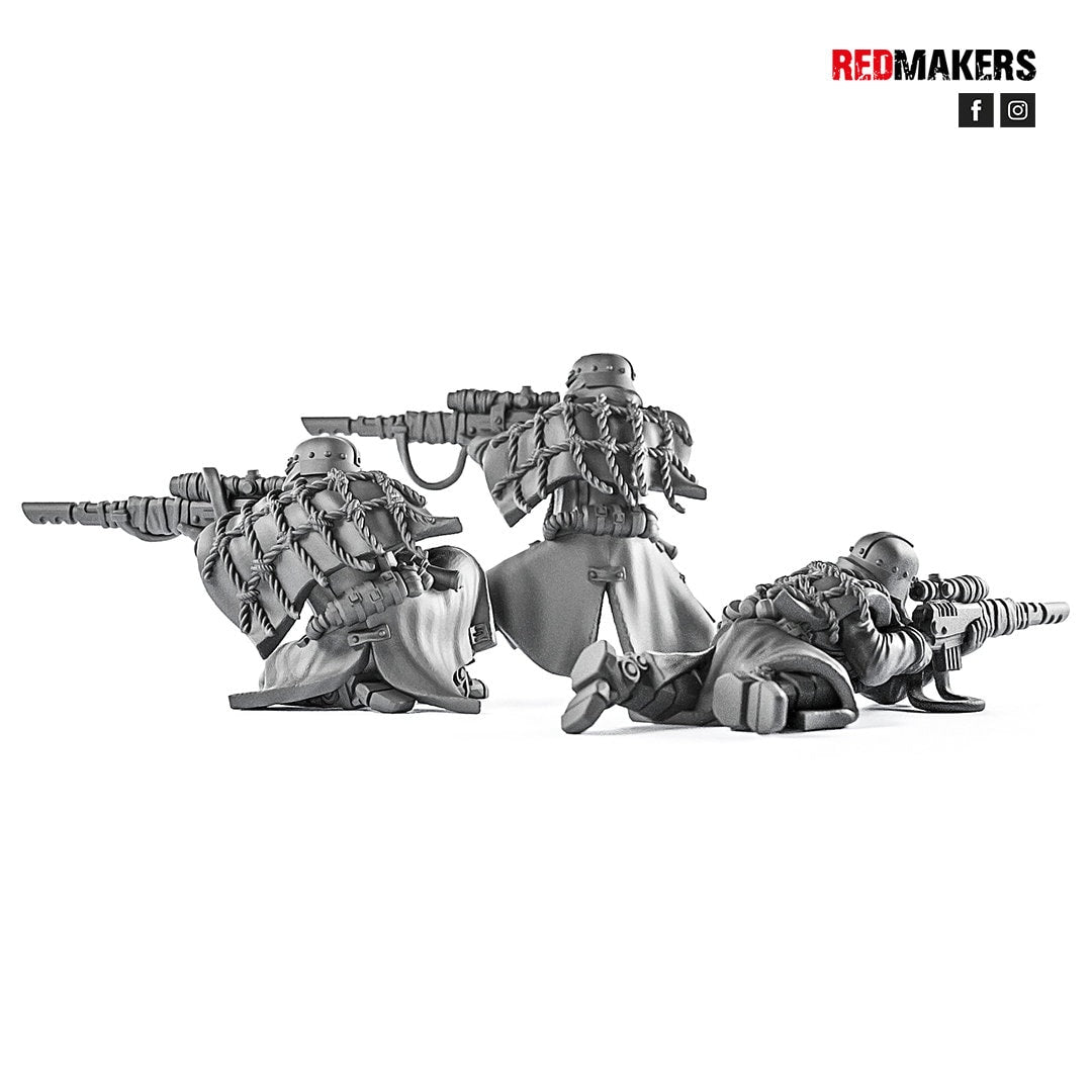 Red Makers - Death Squad Snipers x3 (Custom Order)