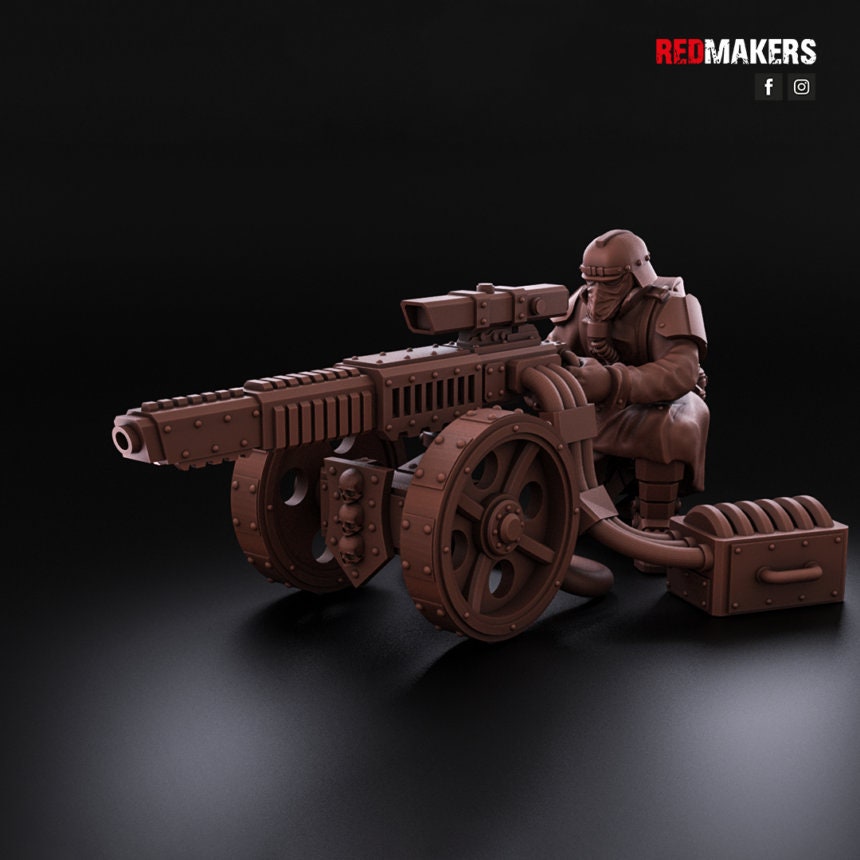 Red Makers - Death Squad Heavy Weapon Teams x3 (Custom Order)
