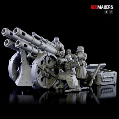 Red Makers - Death Squad Quattro Cannon Heavy Artillery (Custom Order)