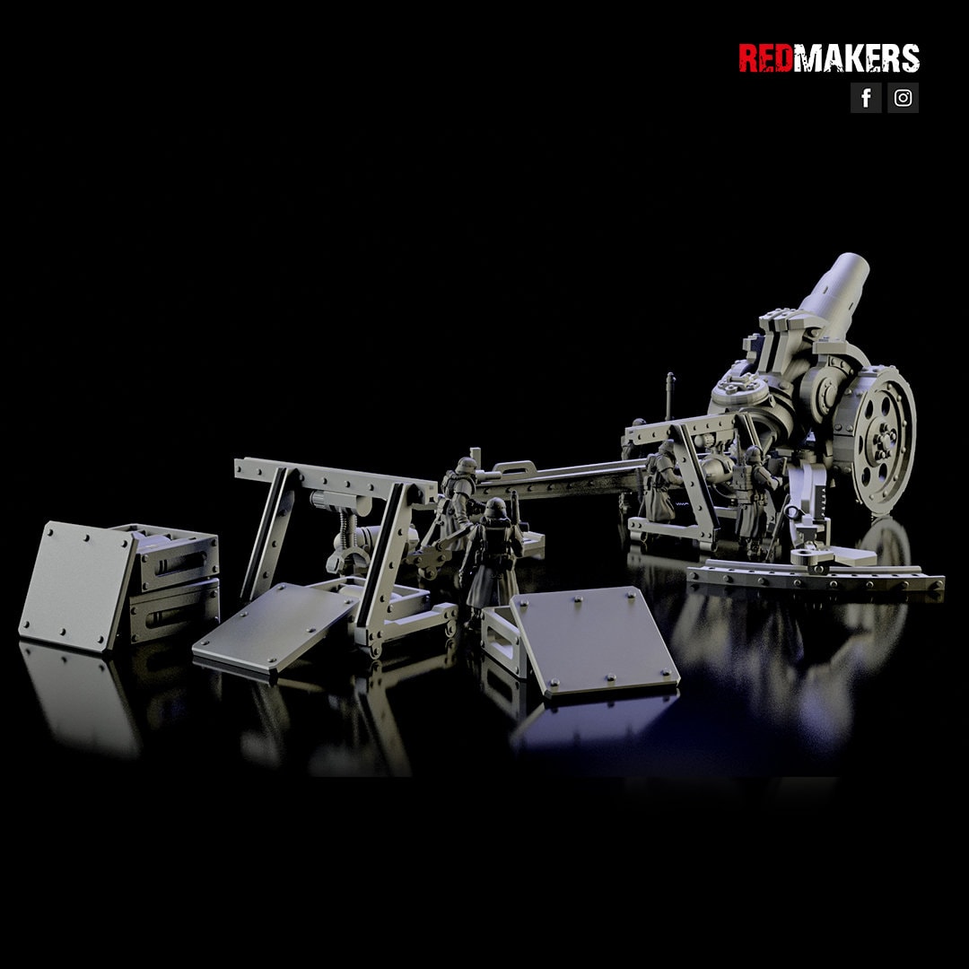 Red Makers - Death Squad Medusa Cannon Heavy Artillery (Custom Order)