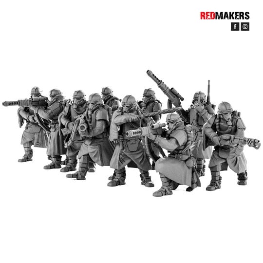 Red Makers - Death Squad Grenadiers x10 (Custom Order)