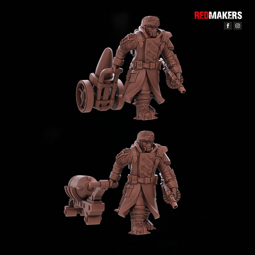 Red Makers - Ice Warriors Artillery Crew x10 (Custom Order)