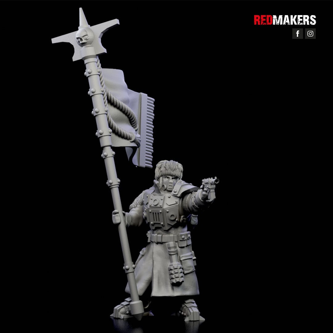 Red Makers - Ice Warriors Lieutenant and Command Squad (Custom Order)