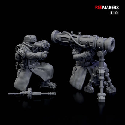 Red Makers - Ice Warriors Heavy Weapon Teams x3 (Custom Order)