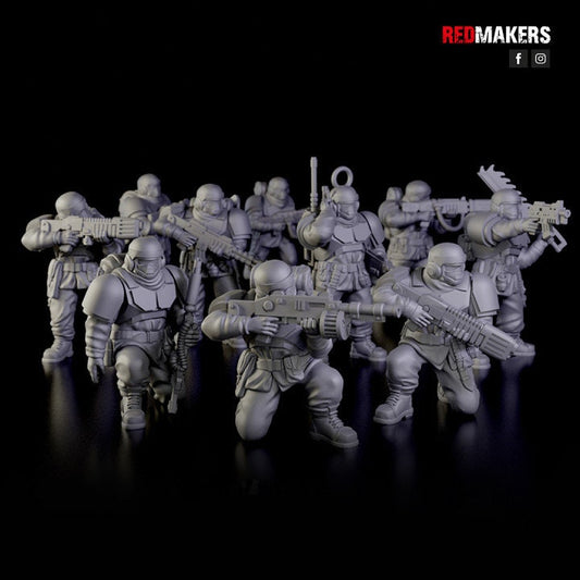 Red Makers - Alpha Troops Squad x10 (Custom Order)