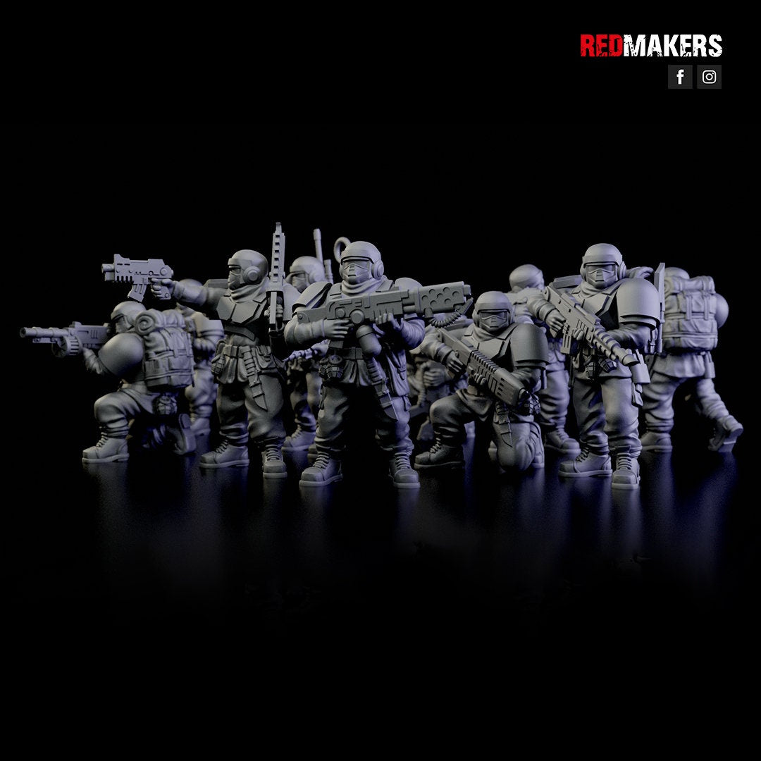 Red Makers - Alpha Troops Squad x10 (Custom Order)