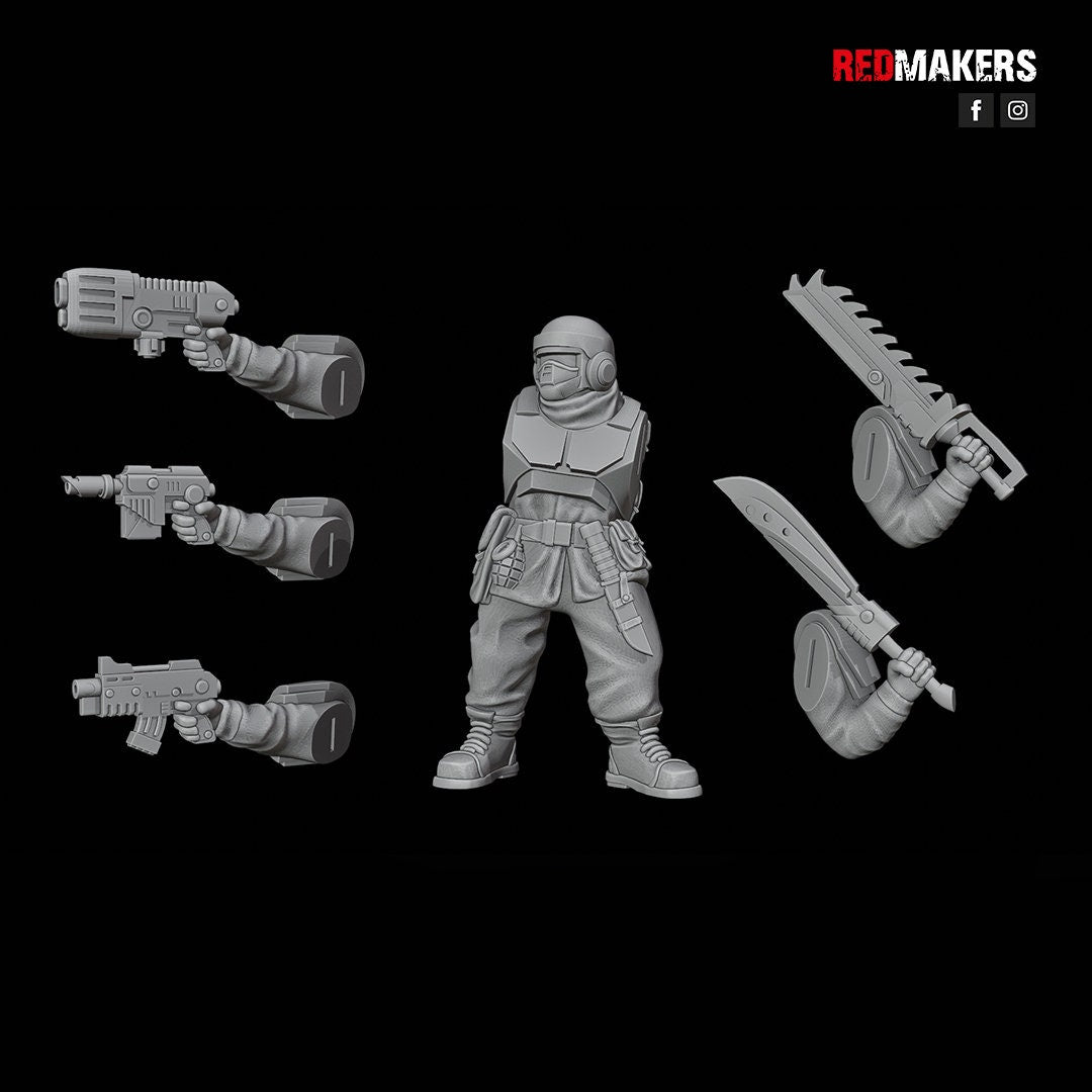 Red Makers - Alpha Troops Squad x10 (Custom Order)