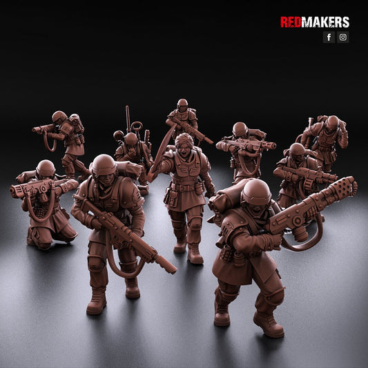 Red Makers - Shock Troops Female Squad x10 (Custom Order)