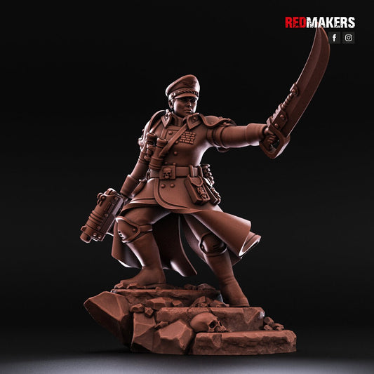 Red Makers - Shock Troops Female Officer and Command Squad (Custom Order)