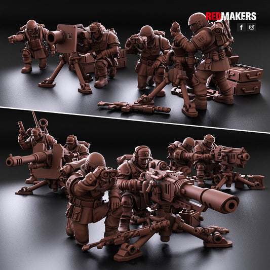 Red Makers - Shock Troops Heavy Support Teams x3 (Custom Order)