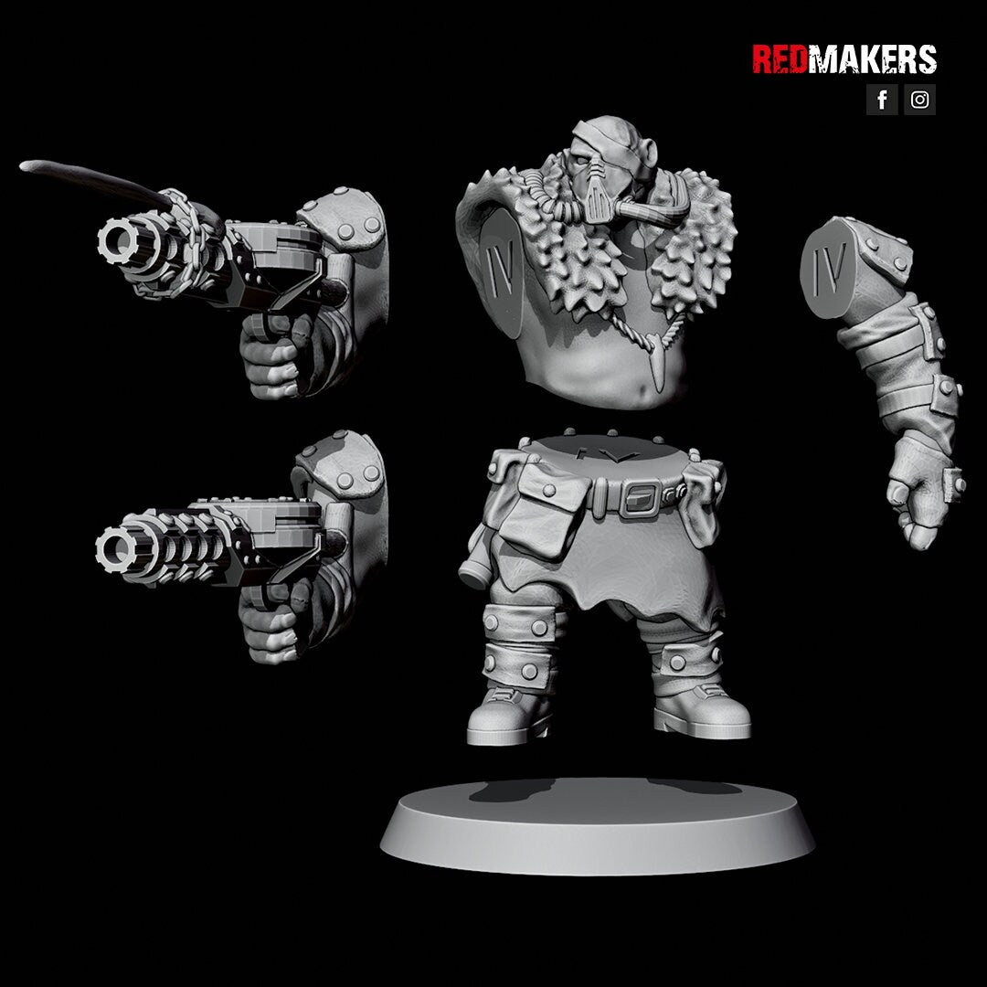 Red Makers - Abhuman Giant Squad x5 (Custom Order)