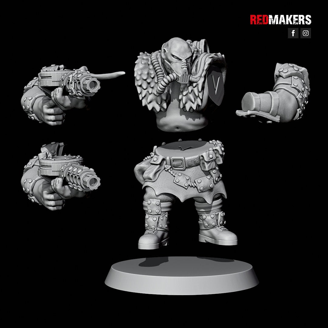 Red Makers - Abhuman Giant Squad x5 (Custom Order)