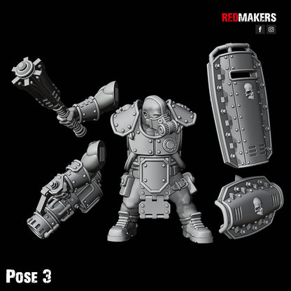 Red Makers - Armoured Abhuman Giant Squad V2 x5 (Custom Order)