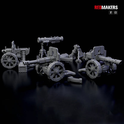 Red Makers - Ice Warriors Heavy Weapon Teams x3 (Custom Order)