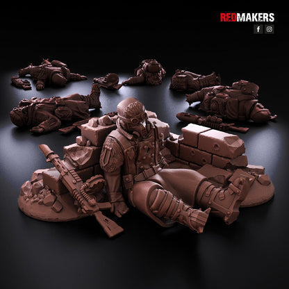 Red Makers - Ice Warriors Slain Soldiers x5 (Custom Order)