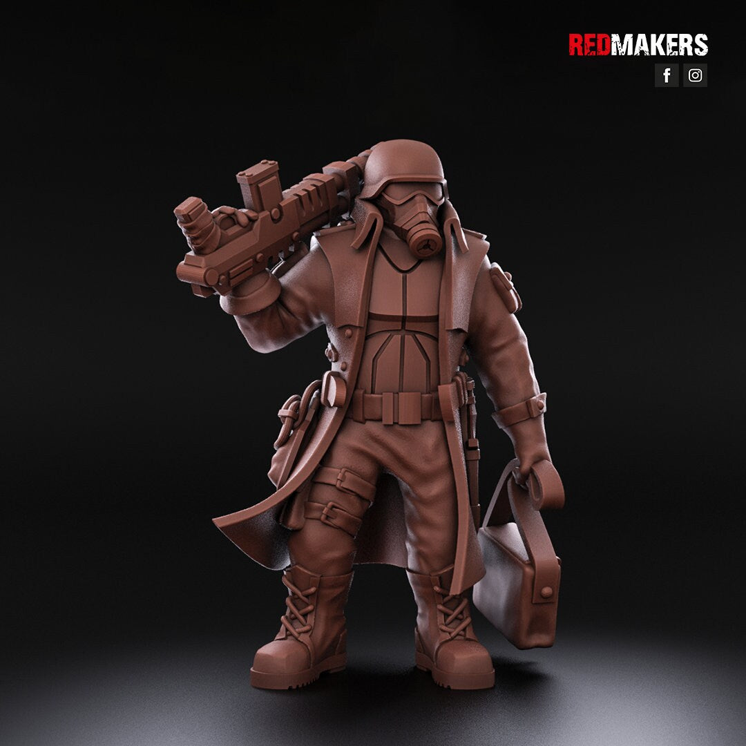 Red Makers - Steel Guard Officer and Command Squad (Custom Order)