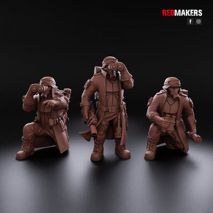 Red Makers - Steel Guard Heavy Weapon Teams x3 (Custom Order)
