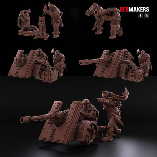 Red Makers - Desert Raiders Heavy Support Teams x3 (Custom Order)