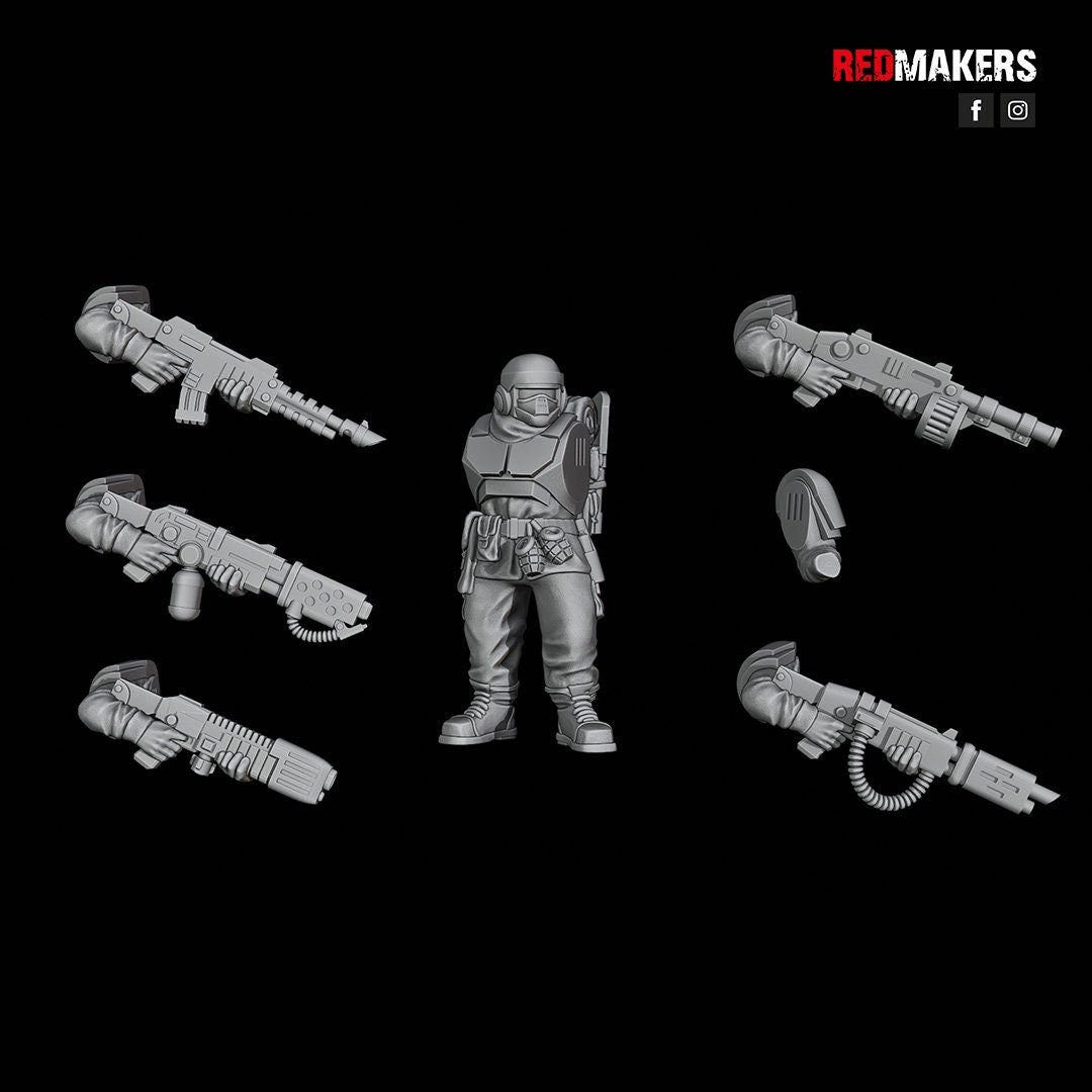 Red Makers - Alpha Troops Squad x10 (Custom Order)