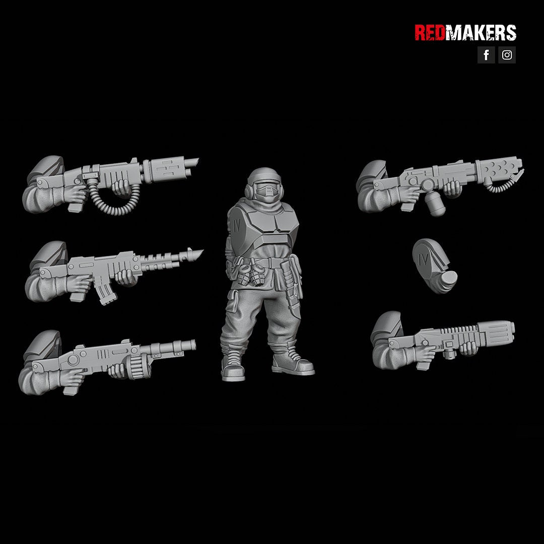 Red Makers - Alpha Troops Squad x10 (Custom Order)