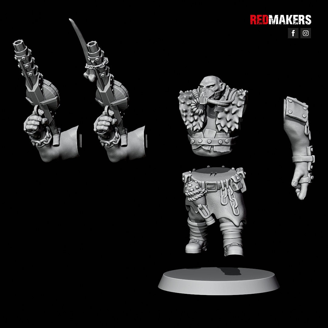 Red Makers - Abhuman Giant Squad x5 (Custom Order)