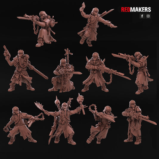 Red Makers - Renegade Death Squad x10 - Heretics (Custom Order)