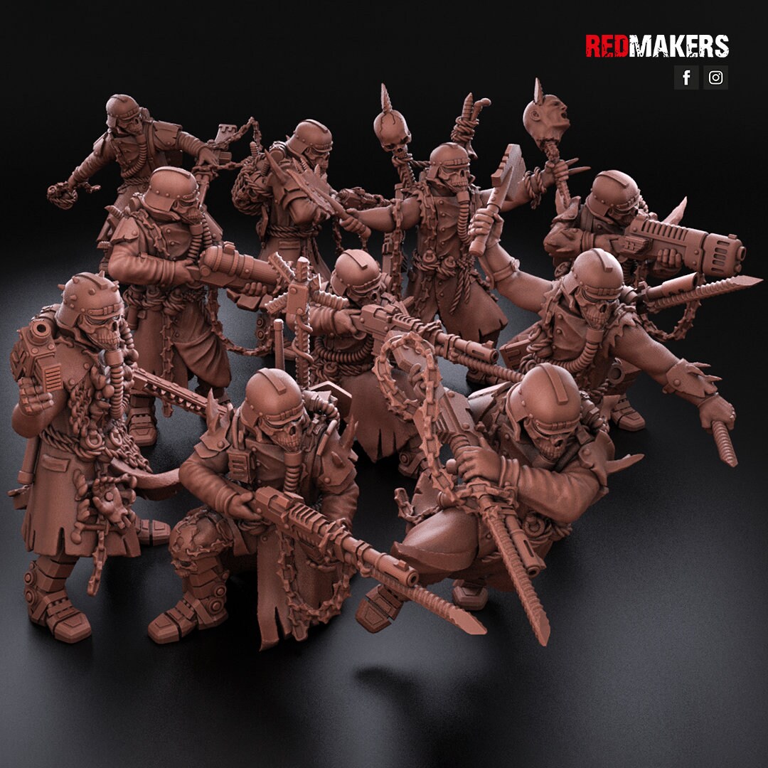 Red Makers - Renegade Death Squad x10 - Heretics (Custom Order)