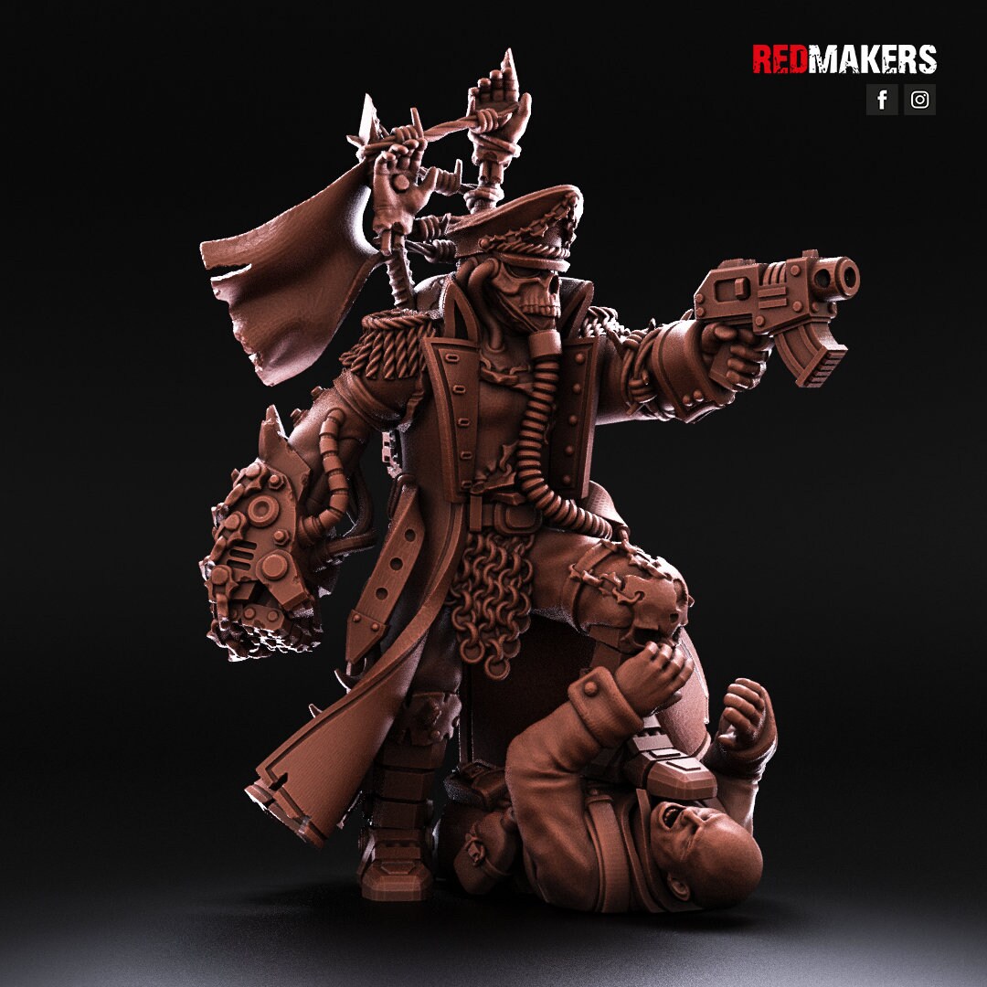 Red Makers - Renegade Death Squad Commissar - Heretics (Custom Order)