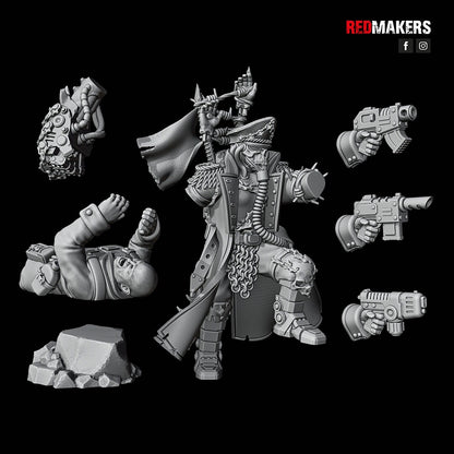 Red Makers - Renegade Death Squad Commissar - Heretics (Custom Order)