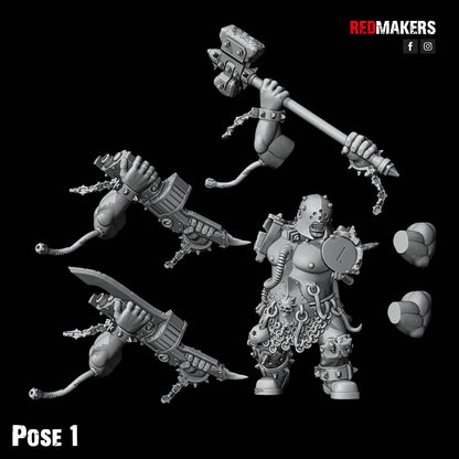 Red Makers - Renegade Abhuman Giant Squad x5 - Heretics (Custom Order)