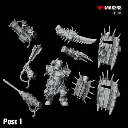 Red Makers - Renegade Abhuman Giant Squad x5 - Heretics (Custom Order)