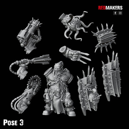 Red Makers - Renegade Abhuman Giant Squad x5 - Heretics (Custom Order)