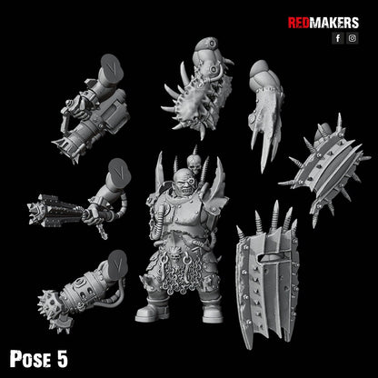 Red Makers - Renegade Abhuman Giant Squad x5 - Heretics (Custom Order)