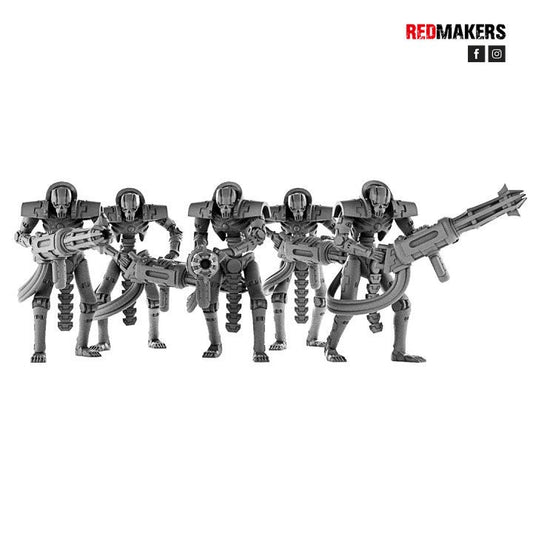 Red Makers - Immortal Robots - Tomb World x5 (Custom Order)