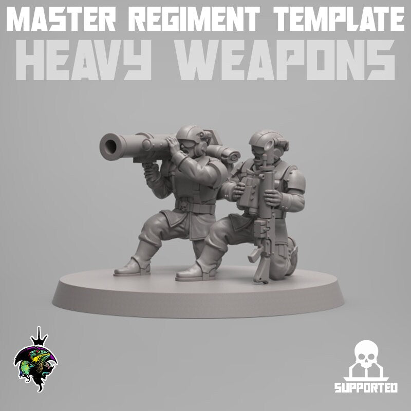 MRT - Heavy Weapon Teams x3 - Reptilian Overlords (Custom Order)