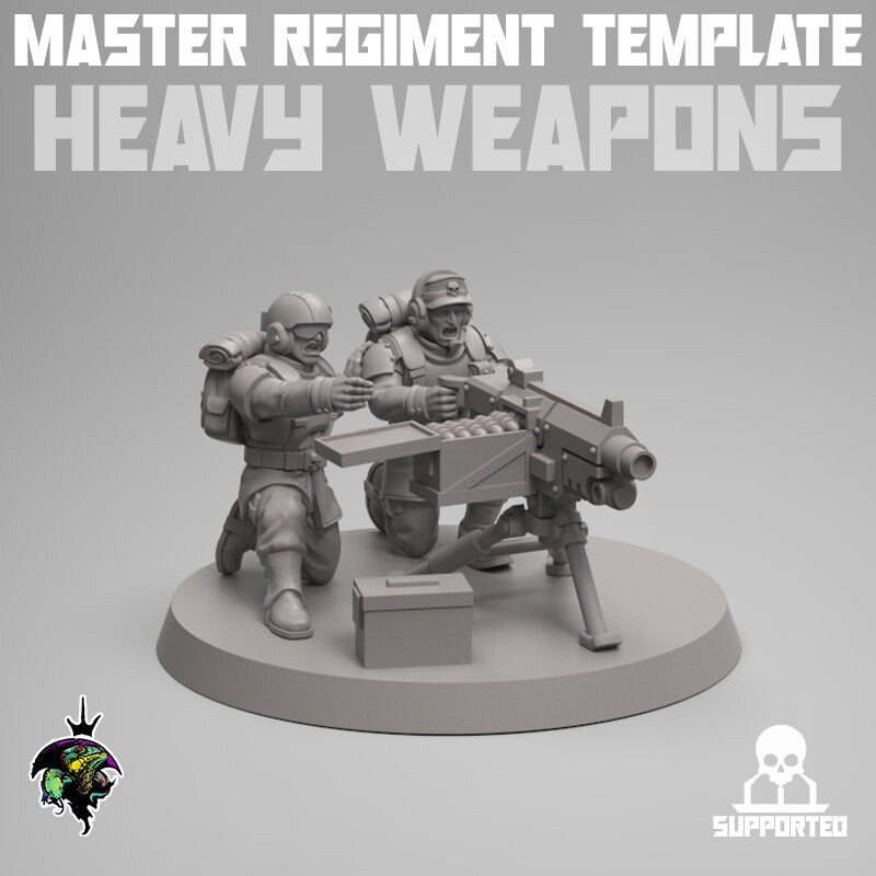 MRT - Heavy Weapon Teams x3 - Reptilian Overlords (Custom Order)