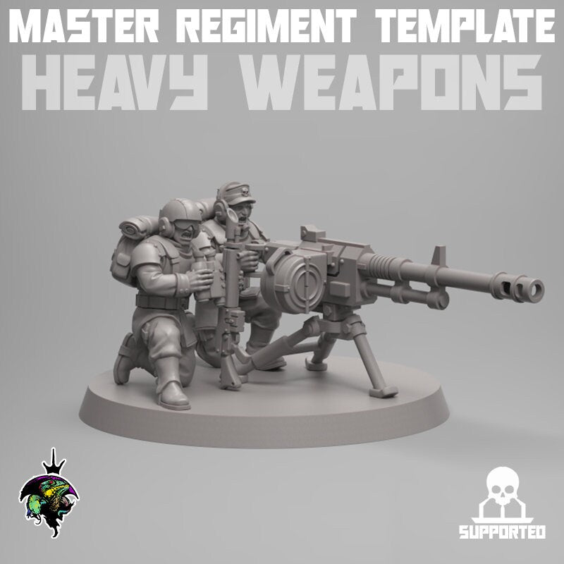 MRT - Heavy Weapon Teams x3 - Reptilian Overlords (Custom Order)