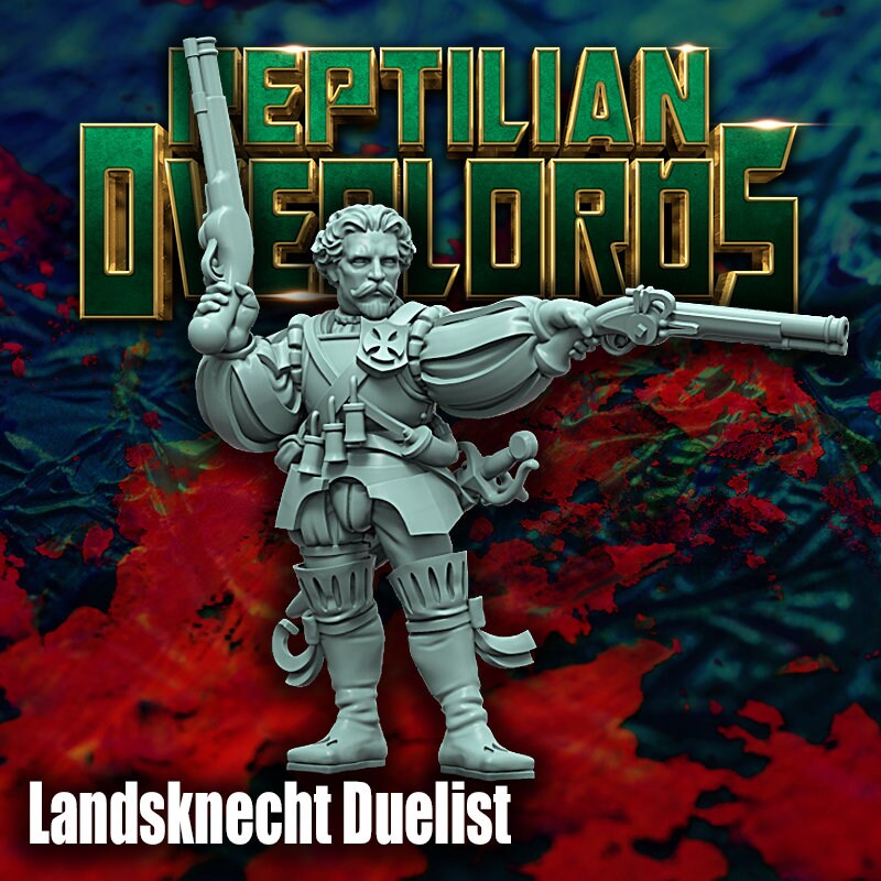 HRE - Landsknecht Duelist - Reptilian Overlords (Custom Order)