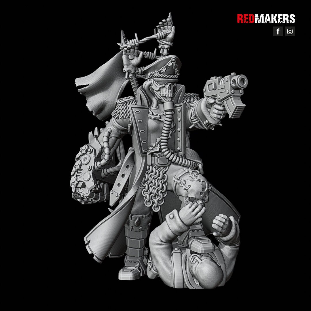 Red Makers - Renegade Death Squad Commissar - Heretics (Custom Order)