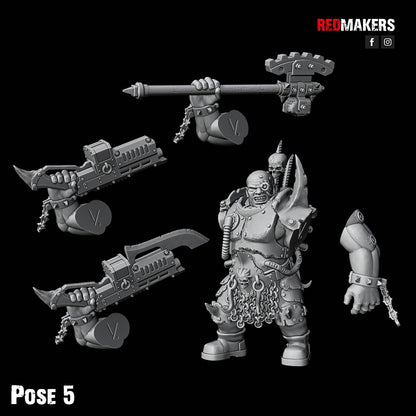 Red Makers - Renegade Abhuman Giant Squad x5 - Heretics (Custom Order)