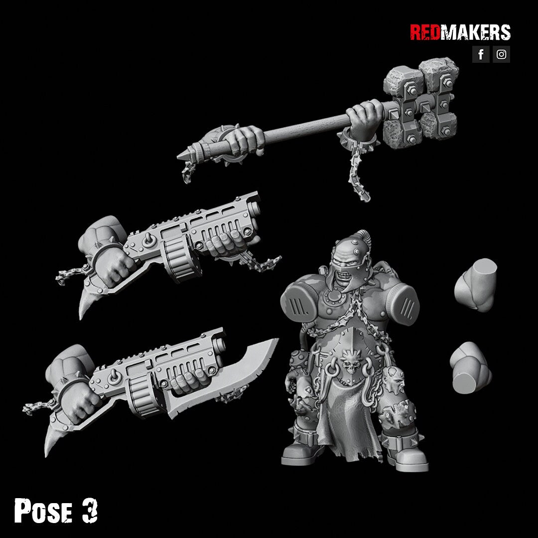 Red Makers - Renegade Abhuman Giant Squad x5 - Heretics (Custom Order)