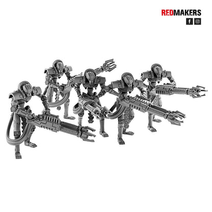 Red Makers - Immortal Robots - Tomb World x5 (Custom Order)